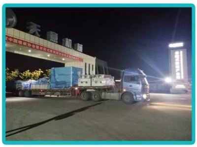 优发国际机械装饰及保温一体化板生产线成功发往威海