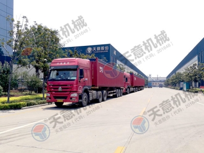 优发国际国际再创佳绩――轻质墙板生产线出口美国