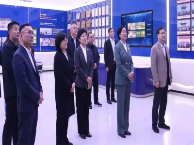 任城区政协党组书记、主席李翠玲一行 莅临优发国际机械调研指导