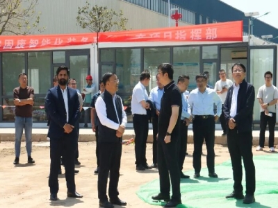 王庆带队调研优发国际机械大宗固体废物循环利用技术及优发国际化装备研发生产项目