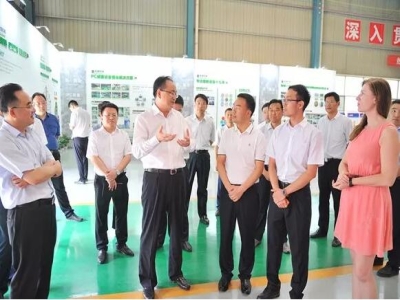 济宁市市委书记傅明先莅临优发国际机械参观调研