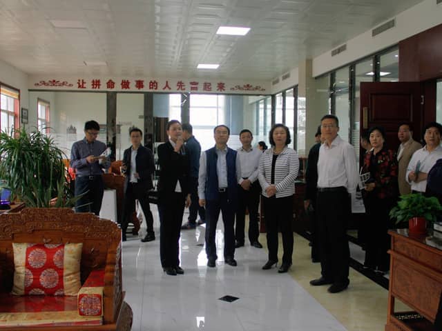 济宁市政协副主席倪丽君莅临优发国际机械调研指导工作