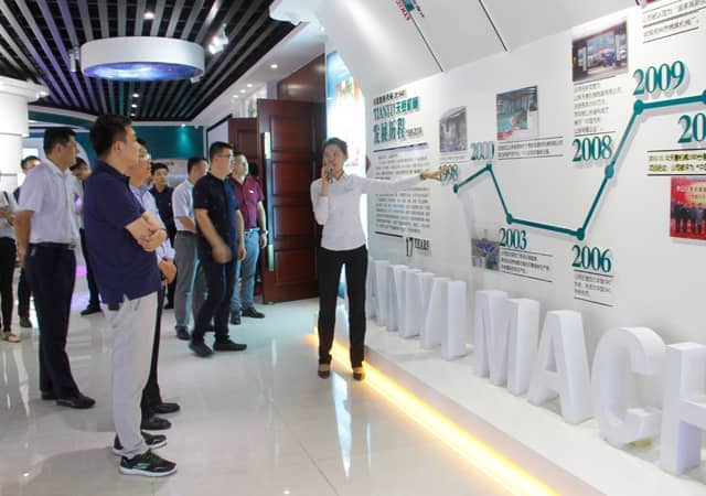 邹城青年企业家代表团莅临优发国际机械参观调研